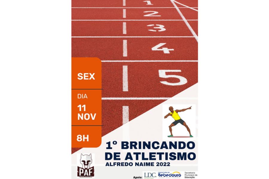 Prefeitura realiza projeto Brincando de Atletismo nesta sexta-feira (11)